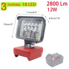 Outdoor Camping Engineering Lighting Shot Suitable For Milwaukee Mivoch Lithium Battery