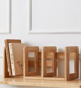 Solid Wood Stretchable Storage Book Stand