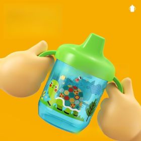 Cartoon Animal Integrated Handle Infant Learning Drink Cup