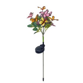 Solar Light Color LED Pansy Tree