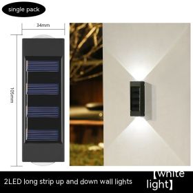 Solar Double-headed Wall Lamp Outdoor Yard Lamp Waterproof Outdoor Up