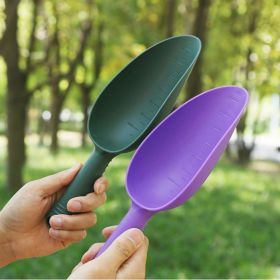 Handheld Soil Scoop Scale Mark Design Loosening Soil Plastic Potting Soil Scoop Hand Garden Shovel Digging Tool Garden Supplies